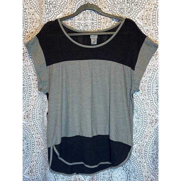 Champion Womens Mesh Panel Colorblock Top Size M - Picture 2 of 8